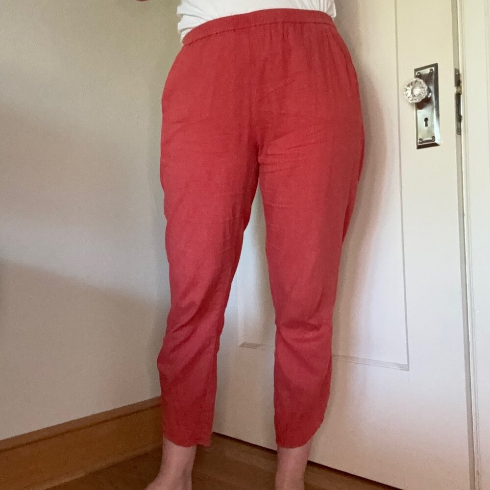 Marine Layer Allison Pant in Cherry Red Size L